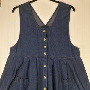 Mainstreet Blues, Straped Jean Dress, A4